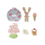 7 Baby Geschenkbox - Hase #PRINZESSIN